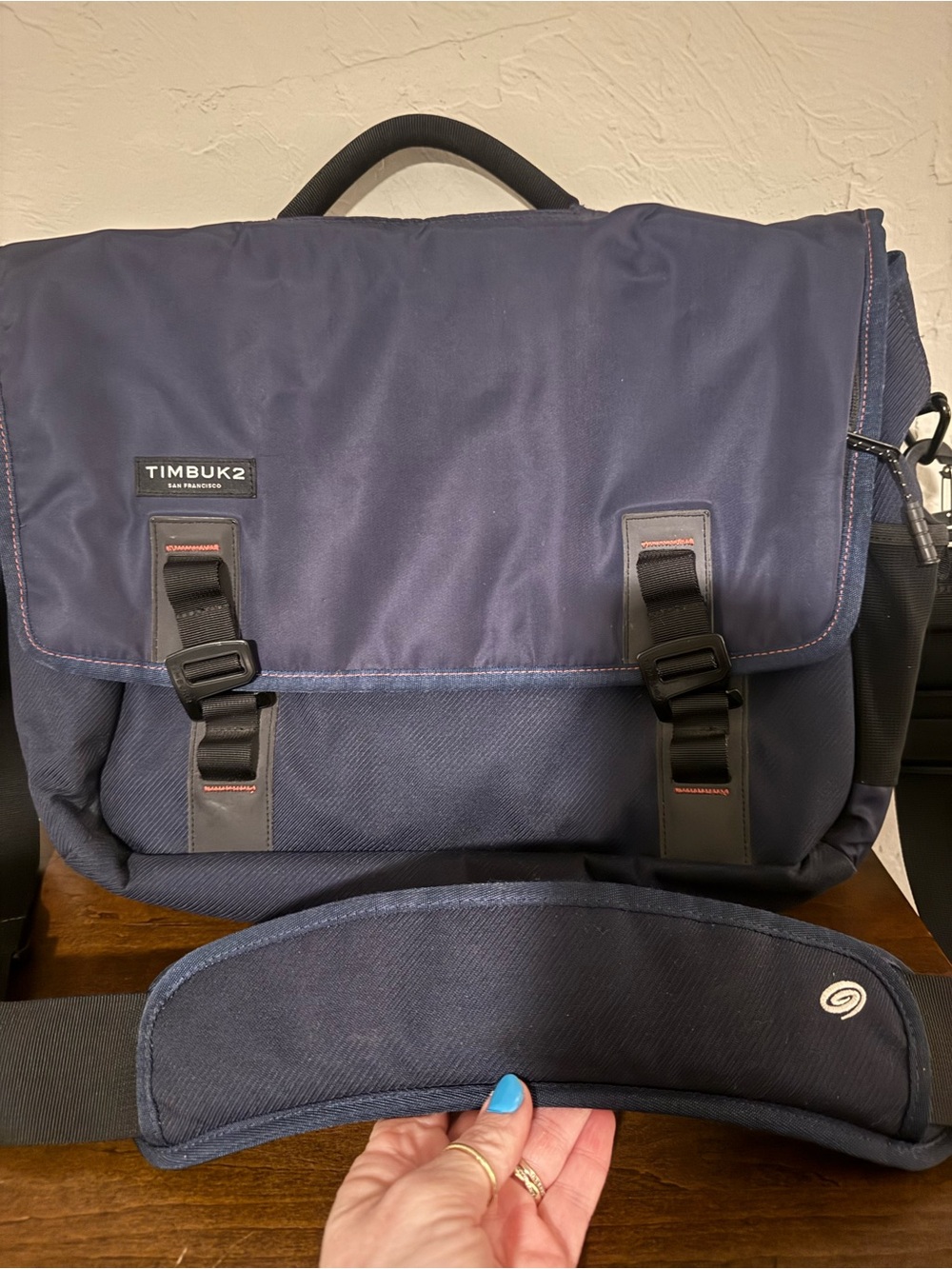 Timbuk2 Deep Blue Messenger Bag with Padded Strap - Great Condition